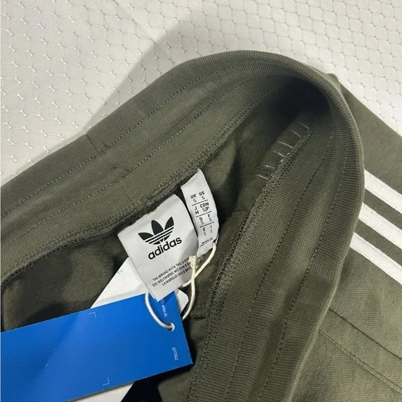 ADIDAS 3 Stripe Fleece Jogger Pants Adicolor Size S Mens Indigo Navy IM9319 NWT - Picture 9 of 13